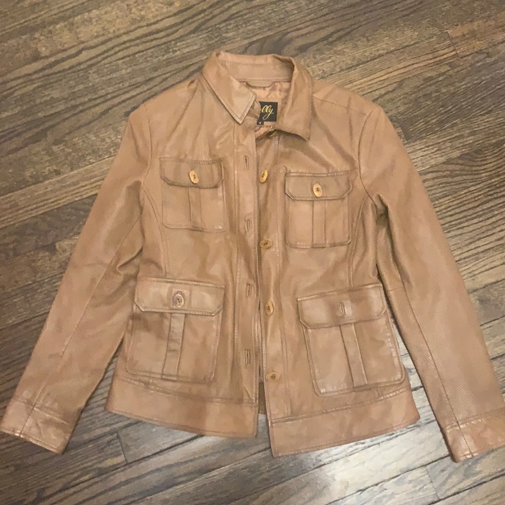 Leather blazer(jacket